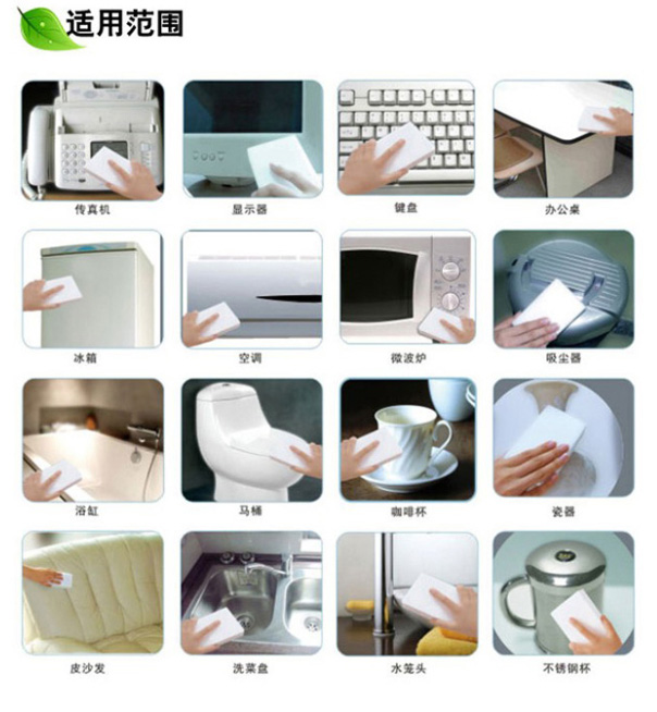 纳米海绵的适用区域